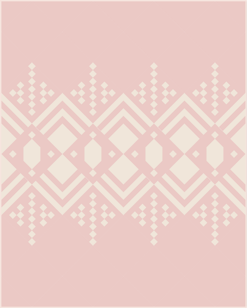 Pink Baby Size Deco Quilt Kit