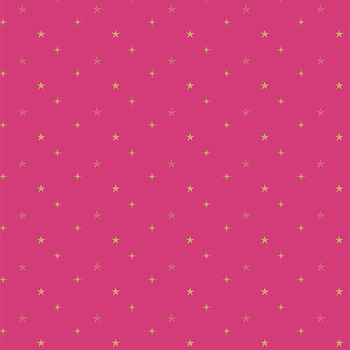 Art Gallery Fabrics Christmas in the City Starry Sky Pink