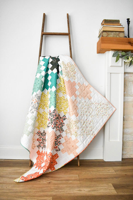 Celtic Crossing Quilt Kit - Velvet fabric collection by Amy Sinibaldi | Celtic Crossing quilt designed by Lo & Behold Stitchery