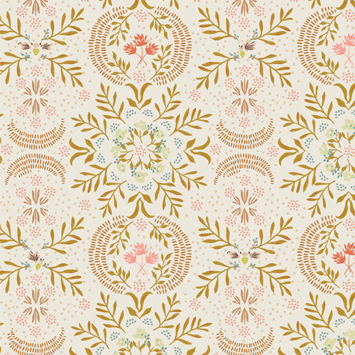 Art Gallery Fabrics | Velvet | Firefly Awaken | Floral fabric with vines designed by Amy Sinibaldi