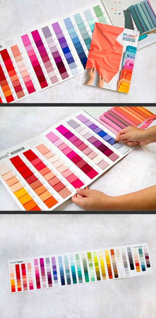 Pure Solids Color Card from Art Gallery Fabrics