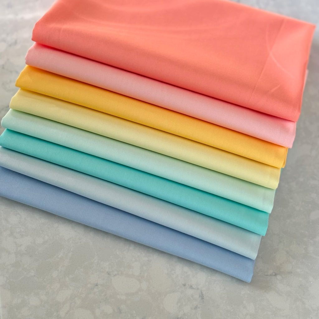 Pastel Rainbow fat quarter bundle