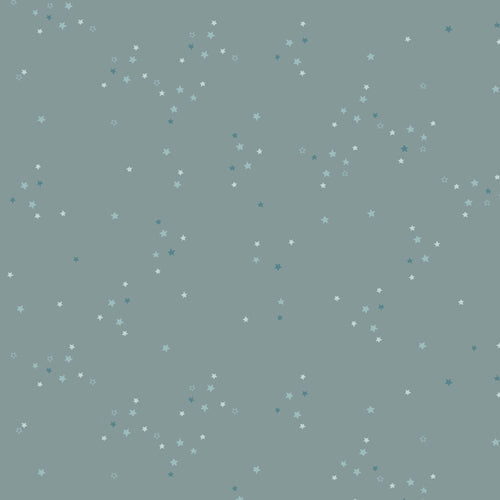 Pattern of small stars on a green background | Art Gallery Fabrics | Adventale | Twinkle Little Stars Candy