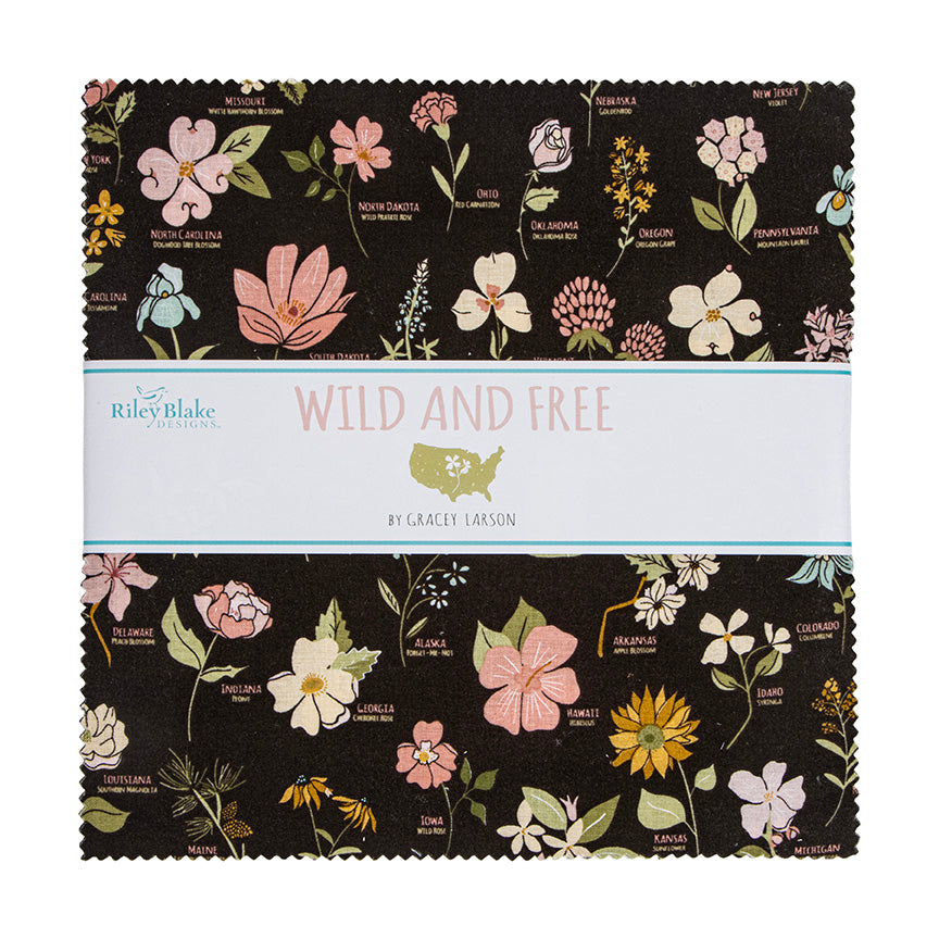 Wild and Free Layer Cake from Gracey Larson for Riley Blake Designs