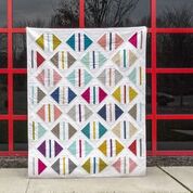 Organic Cotton Quilt made with Cirrus Solids