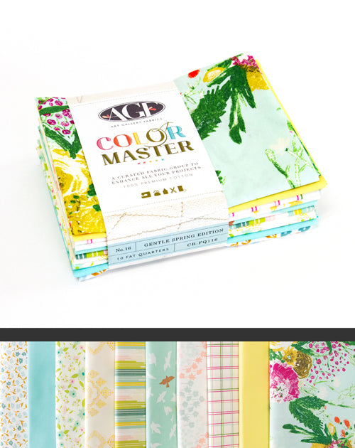 Gentle Spring Color Master Fat Quarter Bundle from Art Gallery Fabrics