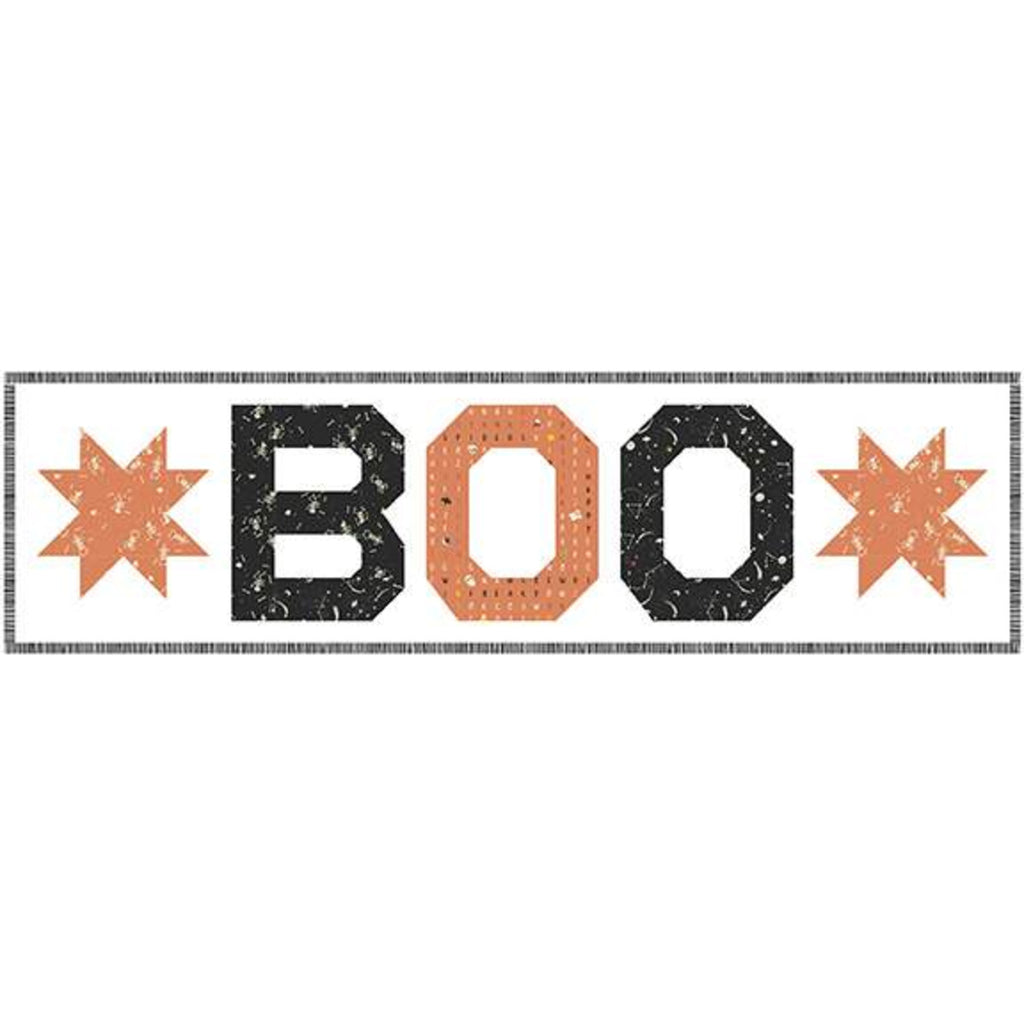 Happy Haunting Table Runner Kit, Boo with Tiny Treaters Fabric