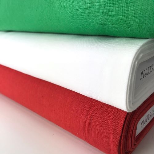 Cirrus Solids Lava, Cloud 9 Fabrics, Solid Red Organic Fabric