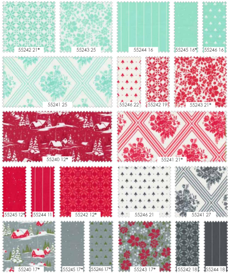 Jelly Roll Merry Little Christmas by Bonnie and Camille for Moda Fabrics 1