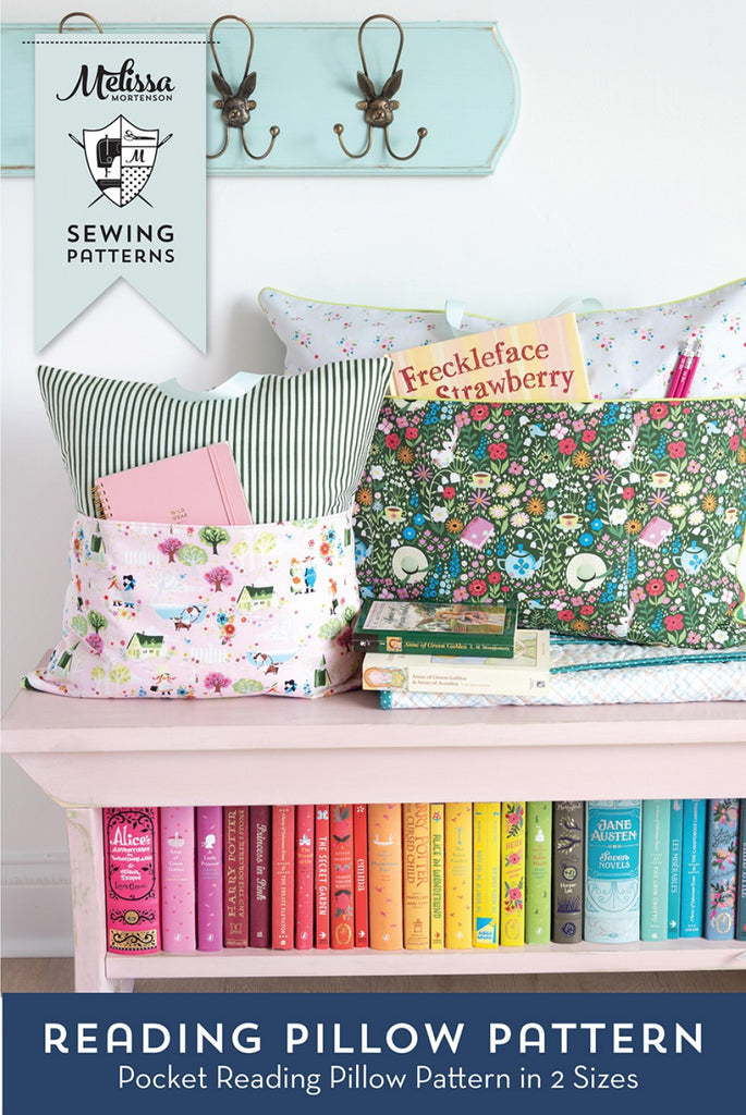 Reading Pillow Pattern from Melissa Mortenson of PolkaDot Chair, paper pattern